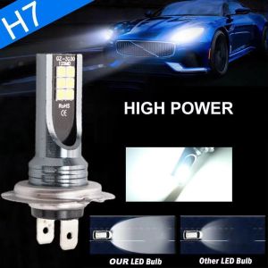 1/2/4/8PCs H7 Led Headlight Bulb Kit Car Fog Light Bulbs 12V 55W High Power Auto Fog Lamp 6000K Headlamp h7 super bright Bulbs