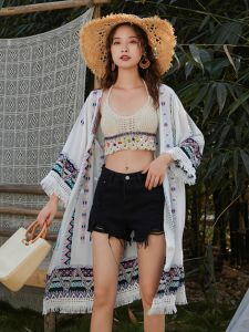 Womens Summer New Loose Style Fairy-Like Sun Protection Outerwear Ultra-Fine Korean Version Fashionable Open Cardigan Thin Model