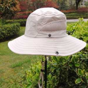 WRELS | Summer Sun Bucket Hats Quick Dry Wide Brim Mesh Breathable Outdoor Fisherman Hats UV Protection Sunshade Mountaineering Hat