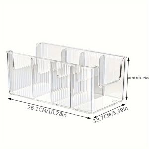 Hộp Đựng Thắt Lưng Nam Trong Suốt Có Ngăn Chia Hộp Đựng Cà Vạt Để Bàn Hộp Nhựa Đựng Đồ Dùng Có Thể Tái Sử Dụng