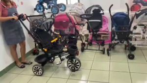 Baby Push Stroller Bike Reclinable Lightweight Compact Stroller rotateable Stroller Baby
