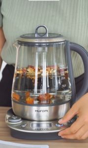 Ấm Pha Trà Chưng Yến HUROM Tea Master TM-P02FSS Hàn Quốc