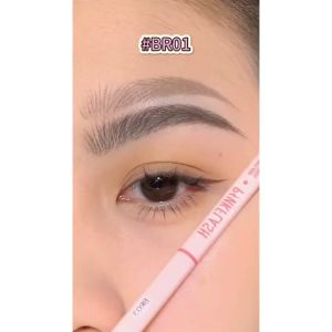 1mm Micro Fine Eyebrow Pencil Ujung Datar Smooth Tahan air Tahan lama
