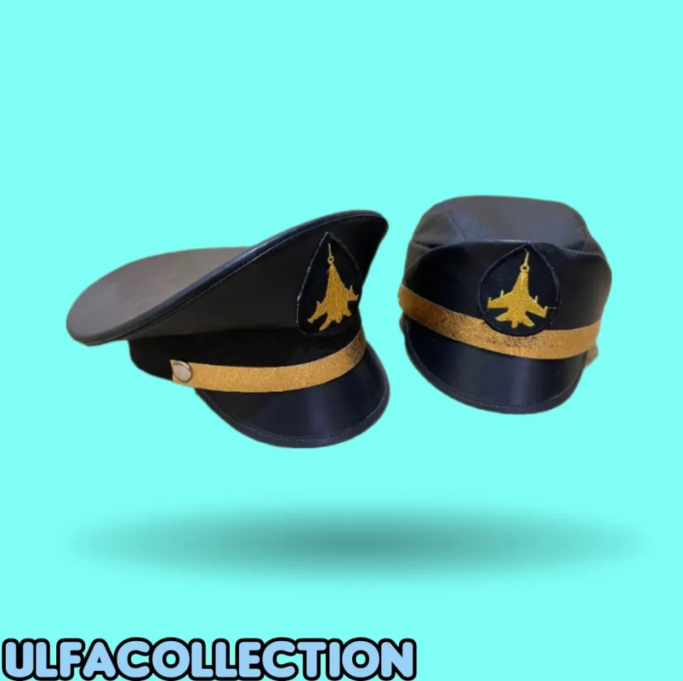 Topi Pilot Anak TK /Paud/Topi Pilot Anak Perempuan/Topi Pilot Anak