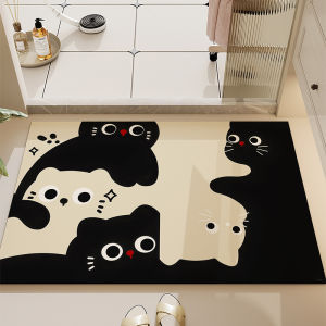 BEIAISI | Water Absorbent Anti-slip Stain-resistant Bathroom Doormat