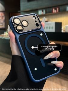 DAIMANG | Full Coverage Anti-Fall Magnetic Mobile Shell for iPhone Transparent