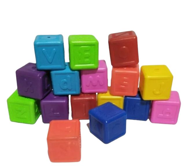 Square plastic hot sale blocks