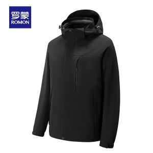 ROMON | Romont Mens Three-in-One Jacket Spring Autumn New Outdoor Windproof Waterproof Skiing Climbing Suit Fashionable Urban Style