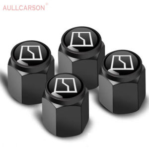 New Alloy Material For Zeekr 001 007 009 X 7X FR Car Wheel Tire Air Valve Caps Stem Cover Accessories 4 Pieces