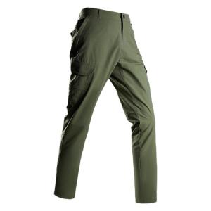 Jeep | Jeep Mens Outdoor Quick Dry Fleece Lined Casual Hiking Pants Autumn Winter Workwear Trousers Comfortable Breathable Long Trousers