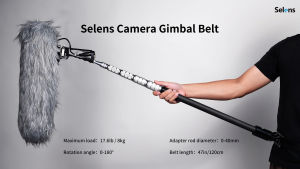 【NEW ARRIVAL】Selens Camera Gimbal Belt Gimbal Stabilizer Weight Support Hip Belt Waist Mount for Long Standing Filming Compatible with Ronin S DJI RS2/RSC2 Zhiyun Crane 2 Crane Plus Moza Air 2 AirCross