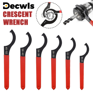 6PCS Coilover Shock Absorber Wrenches Hook-Type Crescent Wrenches & Wrench Tools For Suspension And Shock Absorber Adjustments