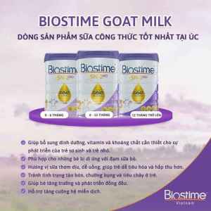 ✳️CÓ SẴN✳️  (HCM) [DATE 2027] Sữa dê BIOSTIME SN2 Bio Plus Ultra Goat (nội địa Úc) lon 800g