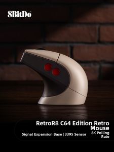 8BitDo | Retro 3-Mode Wireless Charging Long Battery Life Mouse