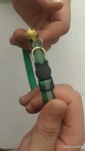 KALUNG KUCING PREMIUM GLOW IN THE DARK KALUNG KITTEN MENYALA DALAM GELAP TALI LEHER KUCING LONCENG REFLEKTIF COLLAR WITH BELL