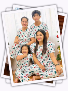 SNOWMAN CHRISTMAS  DESIGN TERNO T-SHIRTS AND PAJAMA FOR KIDS AND ADULT