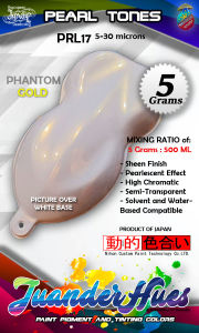 5Grams Phantom Gold Pearl Effect Mica Pigment Powder for Paint Powdercoat Binder PRL17