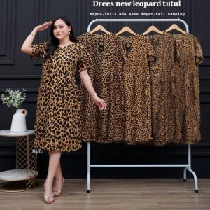 DASTER macan wanita Dress motif LEOPARD daster wanita