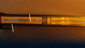 CPA (2487) COB 12-24V 4 LED 24" COB TRAFFIC STROBE LIGHTS BAR POLICE LED LIGHT FOR EMERGENCY VEHICLE (YELLOW)