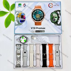 Đồng Hồ Thông Minh Màn Hình AMOLED 1.52 Inch Menu 3D Chống Nước 5ATM GPS Gọi Điện Thoại Theo Dõi Nhịp Tim Dành Cho Nam Và Nữ