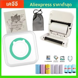 แบบพกพา Mini เครื่องพิมพ์ความร้อนไร้สาย BT 203dpi Photo Label Memo การพิมพ์คําถามผิดด้วยสาย USB Imprimante แบบพกพา