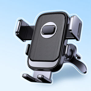 New Upgrade Car Phone Holder Mount For Air Vent Rotatable Metal Hook Car Phone Bracket Navigation Holder