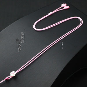 Handcrafted Silver Gold Jade Pendant Necklace for Ladies Children DIY Accessories Buddha Amulet Hanging Rope Fashion Jewelry