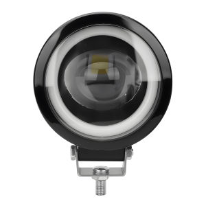 1/2 Chiếc Đèn LED Xe Máy Điểm Đèn Lái Hình Vuông/Hình Tròn Độ Sáng Cao Đèn Pha Phụ Laser Đèn Sương Mù Phía Trước