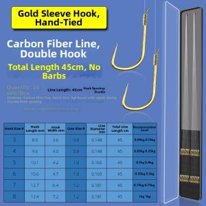 LAODAO | Handmade Carbon Fishing Line for Grass Carp and Crucian Carp