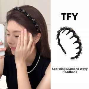 TFY | Beautiful Glittering Wave Hair Band Face Slimming No-Pressure Wearing