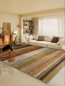NAIERDENG | Bohemian Antique Style Easy-Care Winter Fluffy Carpet