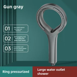 Heart Ring Spray Booster Shower Heads High Pressure Shower Head Home Shower Sets Bathroom Rain Shower Mixer Bathroom Accessories
