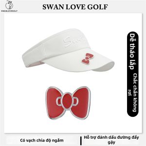 SWAN LOVE GOLF | Mũ Visor Golf Có Dấu Hiệu Từ Tính