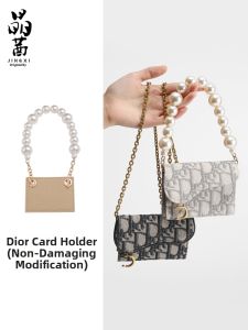 JINGQIAN | Pearl Short Chain Handbag Clutch Interior with Shoulder Strap