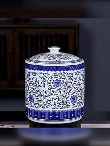 Ceramic Pu-erh Tea Storage Jar Large Capacity Sealed