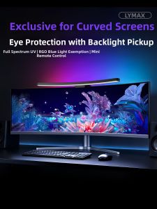 LYMAX | RGB Sound Sensitive Anti-Blue Light Display Light for Curved Screens