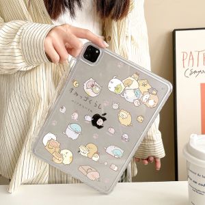เคสป้องกัน iPad Acrylic Slim Cartoon Pattern ลายมังกร พร้อมช่องใส่ปากกา ทนงเล็กล้ำน้ำเงิน ป้องกันการโค้งงอ สำหรับ iPad รุ่นที่ 10