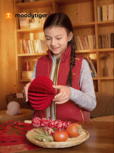 moodytiger | New Year Red Childrens Vest