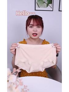 莫代尔女士内裤女纯棉全棉抗菌裆无痕冰丝夏薄款中腰透气三角短裤Modal womens underwear womens cotton antibacterial crotch traceless ice summer thin mid waist breathable triangle shorts