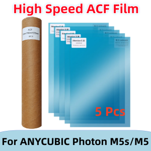 5Pcs ACF Film 10.1 Inch 278x190x0.3mm for ANYCUBIC Photon Mono M5s M5 Pro M7 Pro M5 M7 UV Resin 3D Printers ACF Release Films