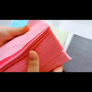 20pcs Foldable Disposable Hand Nail Pad Bracket Table Cloth Flannelette Paper Pad Nail Cleaning Hand Pad Working Mat