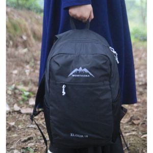 MONTAGNA BACKPACK TAS RANSEL LIPAT 18L PRIA WANITA SLOT LAPTOP SERI ELIXIR FOLDING BAG MONTAGNA