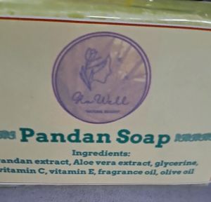 Pandan soap for smoother and healthier skin