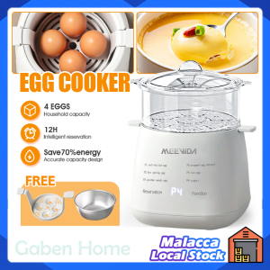 MEEVIDA Egg Boiler Automatic Electric Egg Steamer Multi-Function Reservation Breakfast Machine Home Egg Cooker 煮蛋器
