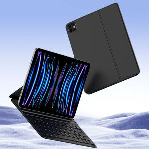 WIWU คีย์บอร์ด iPad แป้นพิมพ์มายากลและอากาศเคสสำหรับไอแพด11นิ้ว (M2)2024/iPad Pro 11นิ้ว3/4th/iPad Pro 12.9นิ้วพร้อมแทร็คแพดแบบมัลติทัชเข้ากันได้กับ IPad11/2025 10.9นิ้ว