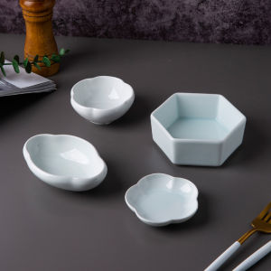 Đĩa Đựng Thức Ăn Nhẹ Bằng Gốm Sứ Hình Lục Giác Đĩa Đựng Nước Sốt Đĩa Đựng Thức Ăn Nhanh Đĩa Đựng Thức Ăn Lạnh Đồ Dùng Ăn Uống Cho Nhà Hàng Và Khách Sạn