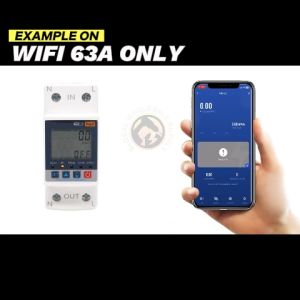 POTRIC SMART WIFI Power Monitoring Meter 63A Smart Meter Timer Control Anywhere DIN Rail Mount Circuit Breaker TUYA