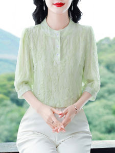 DAIXIANGFEIZI | Stylish Spacious Three-Quarter Sleeve Blouse