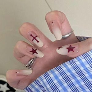 Childrens Wearable Nail Art 2025 New High-End Short And Long Styles for 12 Year Old Girls Summer White Enhancing Nail Tips
