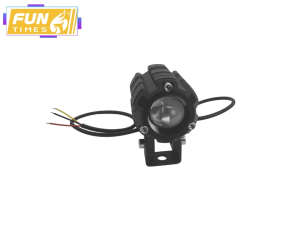 Motorcycle Driving Light Super Bright 2PCS White & Yellow Spotlight Universal Fit